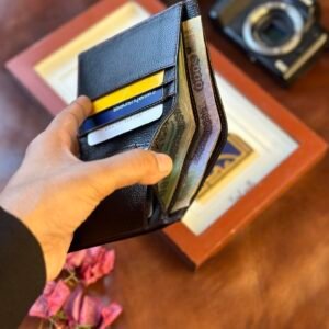 classic crocodile pattern cow leather wallet